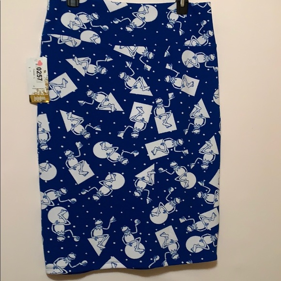 LuLaRoe Dresses & Skirts - NWT Disney Kermit The Frog LuLaRoe Skirt SZ-L